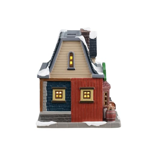 Lemax Leo's Leatherworks & Repairs, Lighted Buildings, #55328 - Image 3