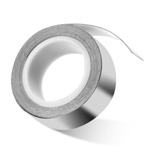 Golf Clubs Tape,Self Adhesive Tape Golf 1/2 Inch High Density Tapes Add Swing Weight for Golfs Clubs Fishing Tennis Racket Paddle Pickleball(1 Pcs,Silver)