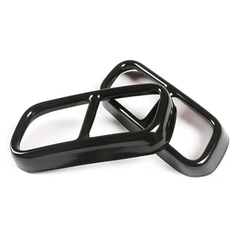 Garniture d'échappement en acier inoxydable noir 20mm pour F01 Série 7 2009-2014
