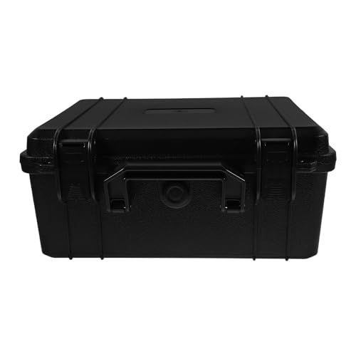 Mallette vide noire robuste 28cm avec verrouillage Healeved de qualité