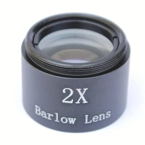Accesorios para telescopios: espejo Barlow de 1,25 pulgadas con extensor 2X 5