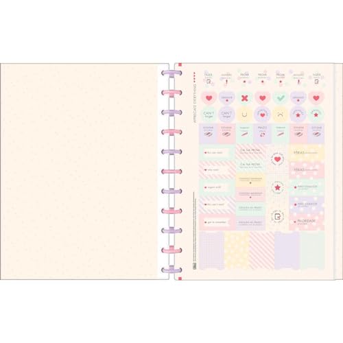 Tilibra - Caderno Tilidisco Capa Dura Universitário 10 Matérias Soho 160 Folhas