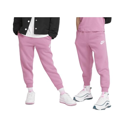 Nike Sportswear Club Little Kids' Fleece Joggers (36L091-ACG, Magic Flamingo)
