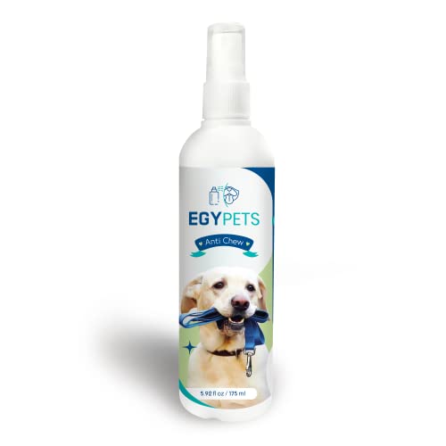 EGYPETS Anti Chew Training Spray, No Chew Bitter Spray and Pet Deterrent for Kitten and Hourses and Rabbits and Cats NOT for Dogs Behavior Correction to Stop Chewing and Licking,5.92 FL Oz