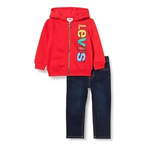 Levi’s Kids Lvb hoodie en denim broek voor baby’s