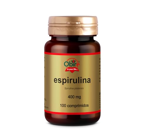 Obire | Espirulina 400 mg | 100 Comprimidos | Fuente de Vitaminas y...