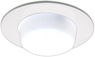 Elco Lighting EL916W 4â€ Shower Trim with Drop Opal Lens - EL916