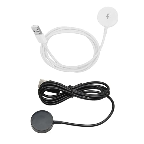 Caricatore Magnetico per Smartwatch, Caricatore Magnetico per Fossils Gen 1 2 3 E Supporto per Caricatore da Tavolo per Smartwatch Fossils, Caricatore Magnetico Portatile(Bianco)