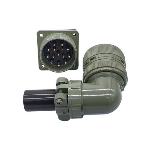 Conector militar MIL-STD 5015 circular modelo MS3106A de alta resistencia en formato Plug 28-20P 3