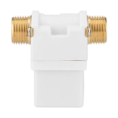 Solenoid Valve DC 12V, 1/2 N/C Electric Solenoid Valve Normally Closed, Professional Brass Water Valve One Way for Solar Water Heater Garden Spray Irrigation