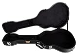 Rocktile Gitarrenkoffer für Halbakustik Gitarre ES-Style II - gepolstertes Hardcase - integriertes Innenfach - abschließbar - Gesamtlänge: 106 cm - Schwarz