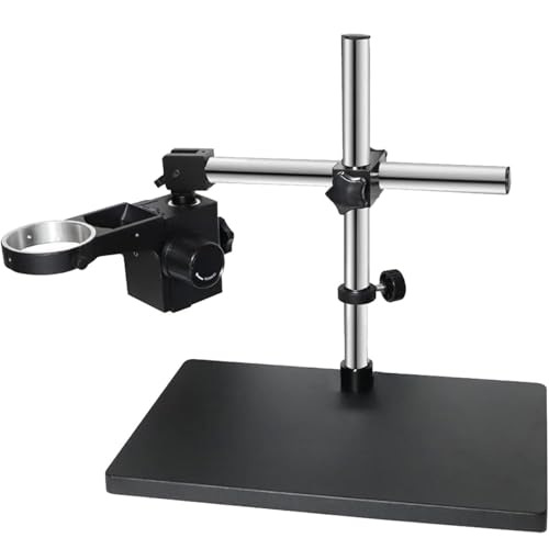 Support de microscope avec bague 76 mm ajustable et rotation totale pour l'industrie