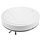 Warmhm Robot Aspirateur Intelligent USB Blanc Nettoyeur de Sol Pratique et Simple Aspirateur Robot Multifonction pour Maison pour Cheveux et Poussières