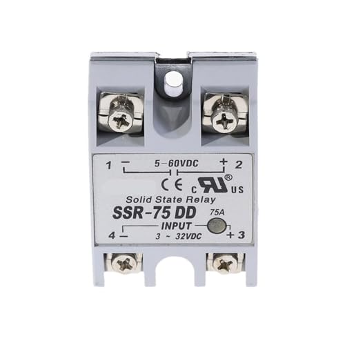 Module SSR cc 75A DD relais statique monophasé pour stabiliser la tension 5-60V