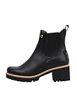 Panama Jack Botas Pia Chelsea para mujer, Negro, 38 EU