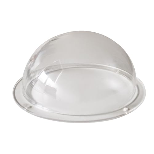 Cúpula de acrílico Transparente para cámara de vigilancia Exterior Protector Carcasa Cubierta semicircular Domo cúpula Cubierta Protectora cámara Seguridad Exterior (OD50mm H25mm)