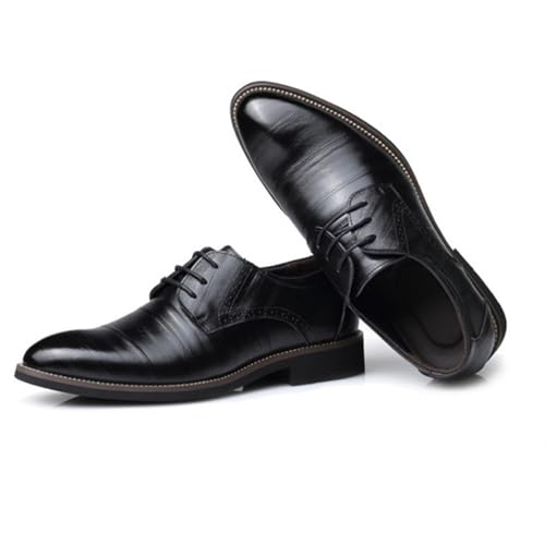 Dress Shoes for Men Men's Pointed Business Retro Dress Shoes Casual Wedding Social Occasion Footwear2
