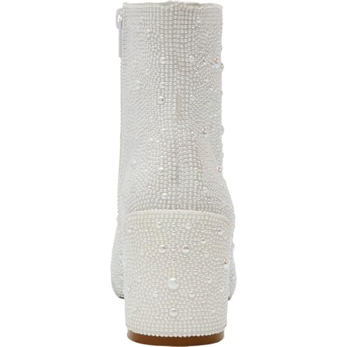 Betsey Johnson Womens Corry Iridescent Pointed Toe Booties3