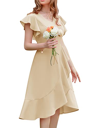 Berylove Rockabilly Kleid Festliche Kleider für Hochzeit Cocktailkleid...