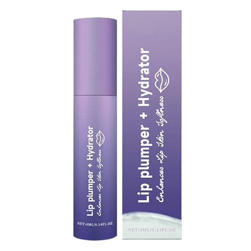 Bálsamo labial hidratante - 4 ml bálsamo rellenador | cuida los labios secos y agrietados | Cuidado de la piel ligero, accesorios de belleza, lápiz labial tintado para labios llenos
