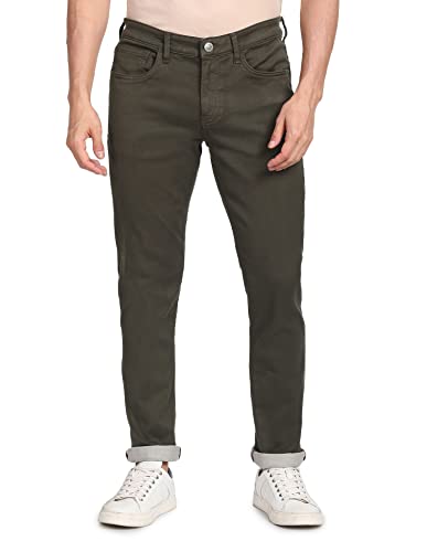 Image of Arrow Men's Mid Rise Jameson Slim Fit Jeans