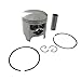 Asaki Piston Kit 09-808-04 Oversize 1.00 with Piston Ring Compatible with Yamaha Snowmobile XL540/VK 540