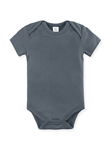 Image of Classic Organic Baby Bodysuit with Short Sleeves by Colored Organics