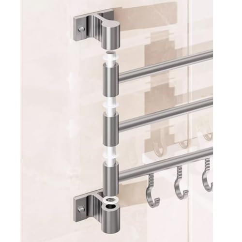 Porte-serviettes mural pivotant pour optimiser le rangement de la cuisine - 3