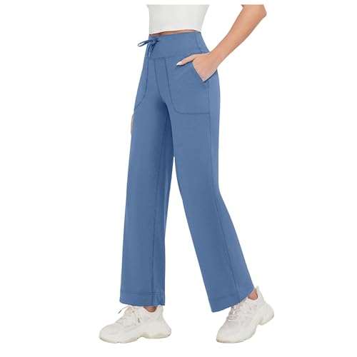 Pantalon de yoga haute extensibilité en lin de qualité supérieure avec poches chic