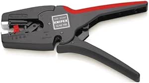 Knipex MultiStrip 10 Automatische afstriptang 1242195 Zwart/rood