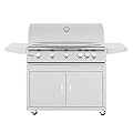 Summerset Sizzler 40-inch 5-burner Freestanding Natural Gas Grill With Rear Infrared Burner - Siz40-ng