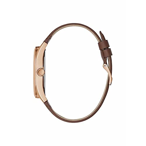 GUESS Mens 42 mm Tailor Blue Dial Genuine Leather Analog Watch - GW0389G3 - Image 2