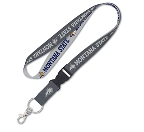 Montana State Bobcats CHARCOAL Lanyard w/detachable buckle 1