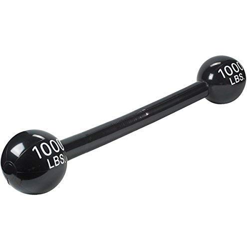 2X120 cm Inflatable Dumbbell Barbell Weight Lifting Strongman (Black)