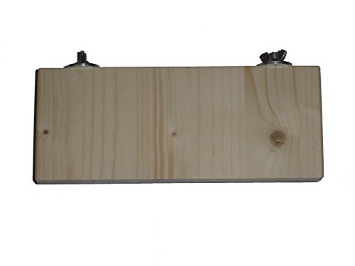 pipano Sitzbrett 20 x 10 cm, Schlafplatz für Vogelkäfig, Kanarienvogel, Wellensittich, Nymphensittich, SB2010 Cover