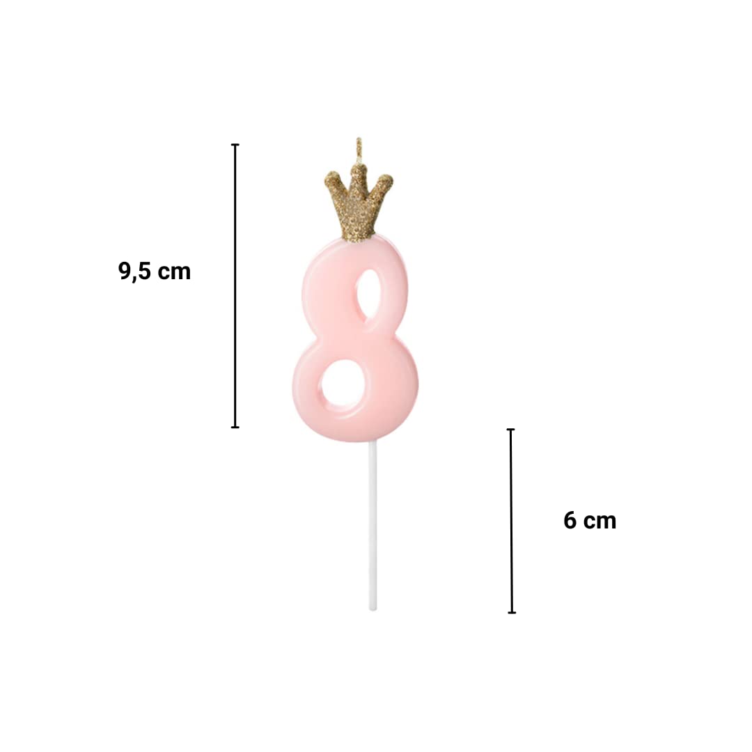 Noeud Rose Bougie Anniversaire Numéro, Bougies D'Anniversaire Rose Décoration De Fête D'Anniversaire Décoration De Gâteau Bougie Animé Anniversaire Pour Fournitures D'Anniversaire (Numéro 3