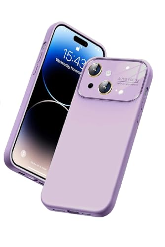 MOBITUSSION Silicone Back Cover Compatible for iPhone 14 / iPhone 13 Case with Camera Protection, Matte Shockproof Upgraded Liquid Silicon Back Cover (Liquid Silicone (Lens) -Purple) (B0D1818VWF) Amazon Price History, Amazon Price Tracker
