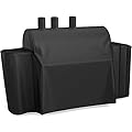 NUPICK 8080 Grill Cover for Char-Griller 5050 Duo Grill, Heavy Duty and Waterproof Grill Cover, All Weather Protection