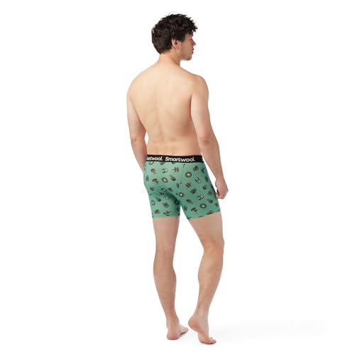 Image of Smartwool Men's Merino Print Boxer Brief Boxed