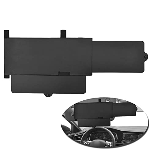 Pare-soleil de voiture polarisé 2 en 1, plaque pare-soleil transparente, anti-absorbe ouissement, miroir jour-nuit, pare-brise réglable, accessoires de voiture