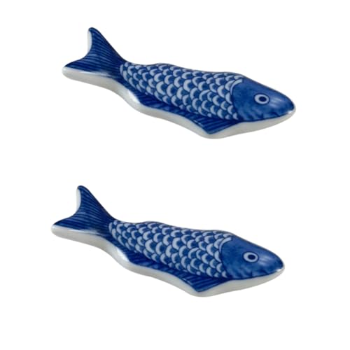 La mejor selección de Reposacuchillos de esta semana. 47 ABOOFAN Soportes para Palillos de Cerámica Fácil de Limpiar Forma de Pez Azul Decoración de Mesa Paquete de 2 Piezas para Cocinas y Restaurantes