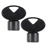 Dispensador de toallas de papel higiénico comercial, 2 unidades, llaves de bloqueo para rollos de papel estilo cartón en hoteles y restaurantes