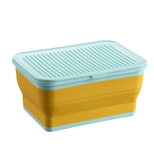 Organizador De Almacenamiento De Juguetes,Gran Caja Organizador Plegable De Silicona | Contenedores De Almacenamiento Juguetes Caja De Organización | Para Peluches Puzzles Bloques De Construcción