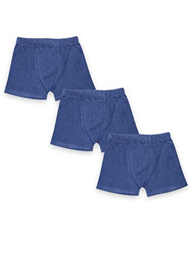 Image of KiddoPanti Boys Boxer Shorts Pack of 3 | Soft Cotton-Lycra Blend | Comfortable Fit with Bio Wash for All-Day Comfort | Kids Briefs