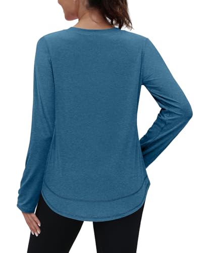 Image of XIEERDUO Women's Workout Tops Long Sleeve Shirts Sun Protection UPF 50+ Quick Dry Shirts for Hiking Running S-3XL
