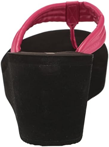 Nine West Women's Spins Wedge Sandal, Magenta 650, 5 | Image 2