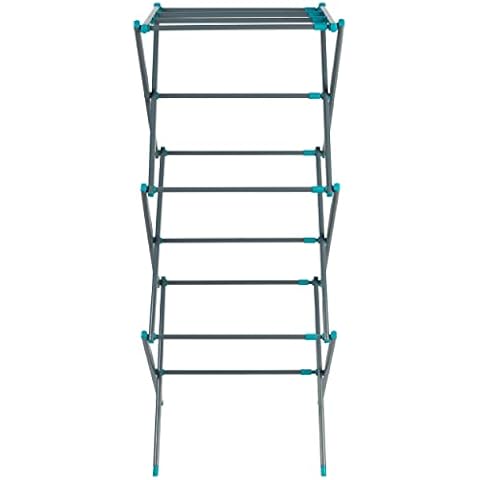 Beldray LA077615EU7 ausziehbarer Kleiderständer mit 3 Ebenen, 7m cm Trockenlänge, ausziehbarer Luftheizer, Wäscheständer Cover