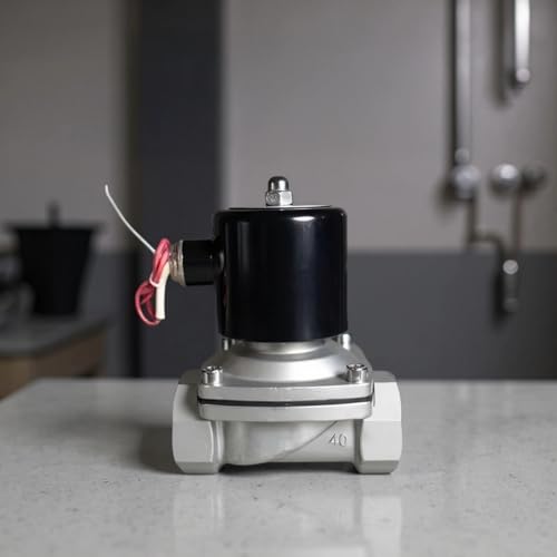 Électrovanne DN15 inox commande eau jardin et gaz maison connectée 220V - 4
