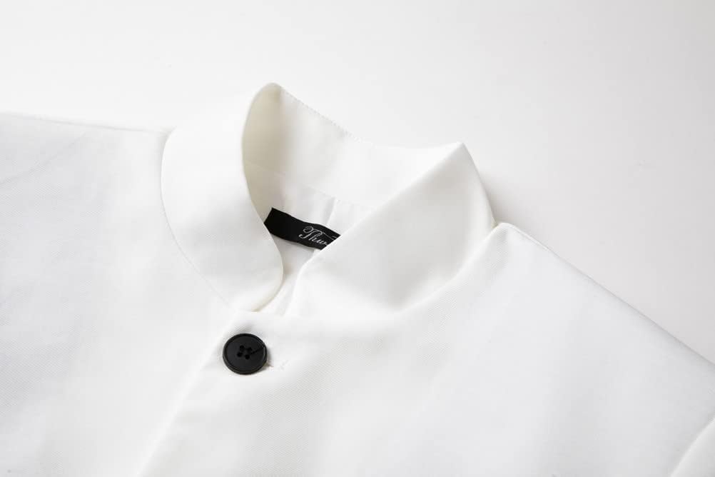 THWEI Mens Casual Suit Blazer Jackets Stand Collar Business Sport Coats - Image 4