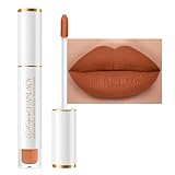 HANLADY Caramel Lipstick Long Lasting Lipsticks for Women Pigmented Smudgeproof Transferproof Vegan Cruelty Free Lip Makeup, A60 Canyon